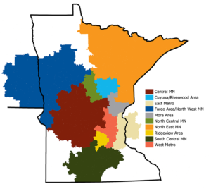 Minnesota COC Cummunities Map